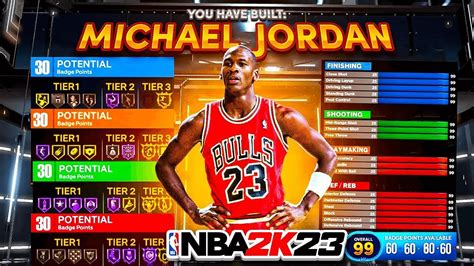 Michael jordan build 2k23 next gen - 2K today announced that 14-time NBA All-Star, five-time Kia NBA Most Valuable Player, six-time NBA World Champion and Naismith Memorial Basketball Hall …